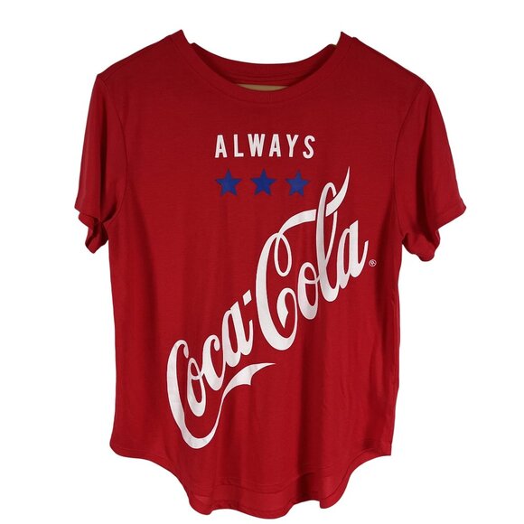 Coca Cola Always Coca Cola Childrens Red T-Shirt Size XL - Picture 4 of 5